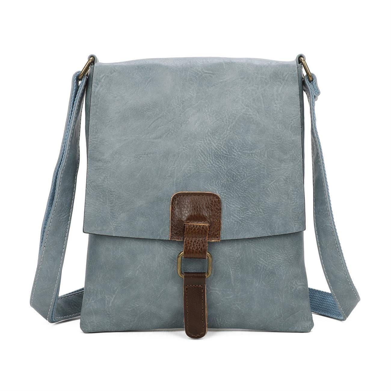 ITALYSHOP24 Schultertasche Damen Tasche Shopper Messenger günstig online kaufen