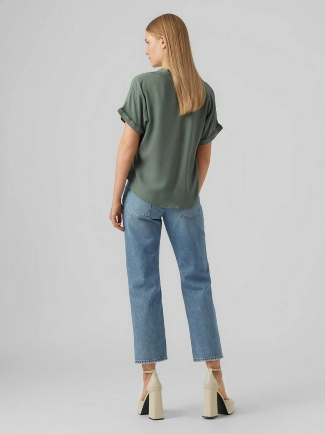 Vero Moda Kurzarmbluse VMBeauty (1-tlg) Plain/ohne Details günstig online kaufen