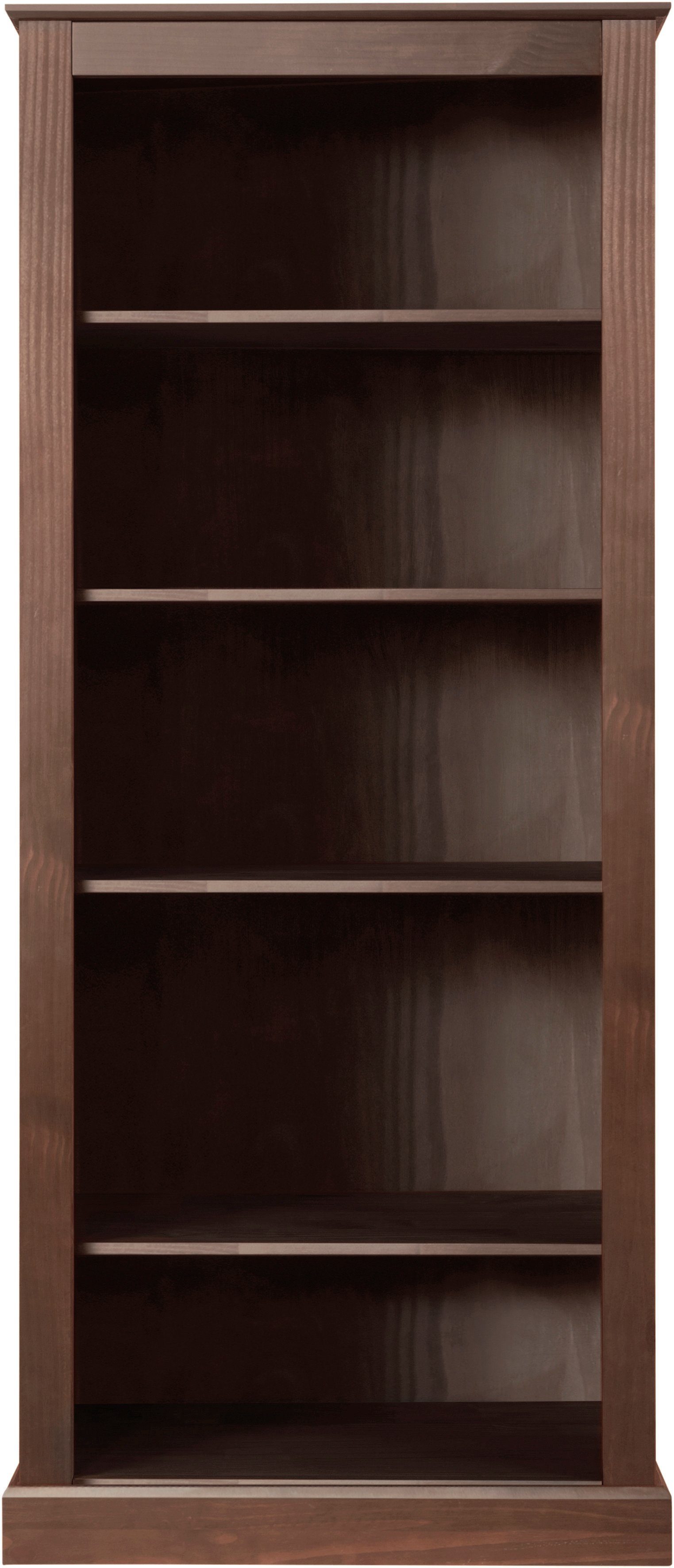 Home affaire Bücherregal "Liotta", mit 4 verstellbare Einlegeböden, aus mas günstig online kaufen