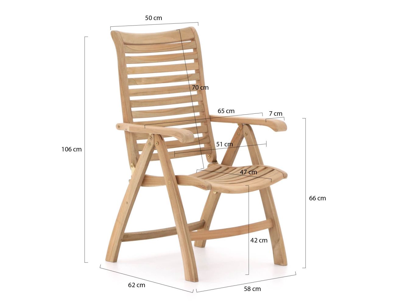 Sunyard Corby/Liverpool 160 cm Gartenmöbel-Set 5-teilig verstelbar günstig online kaufen