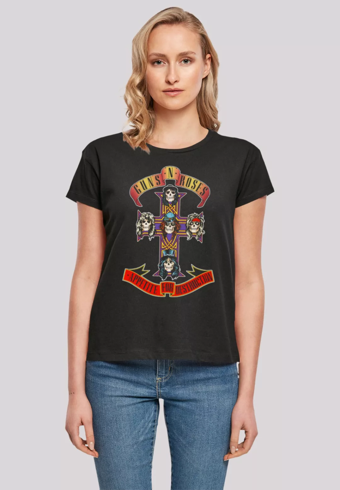 F4NT4STIC T-Shirt "Guns n Roses Appetite For Destruction", Premium Qualität günstig online kaufen