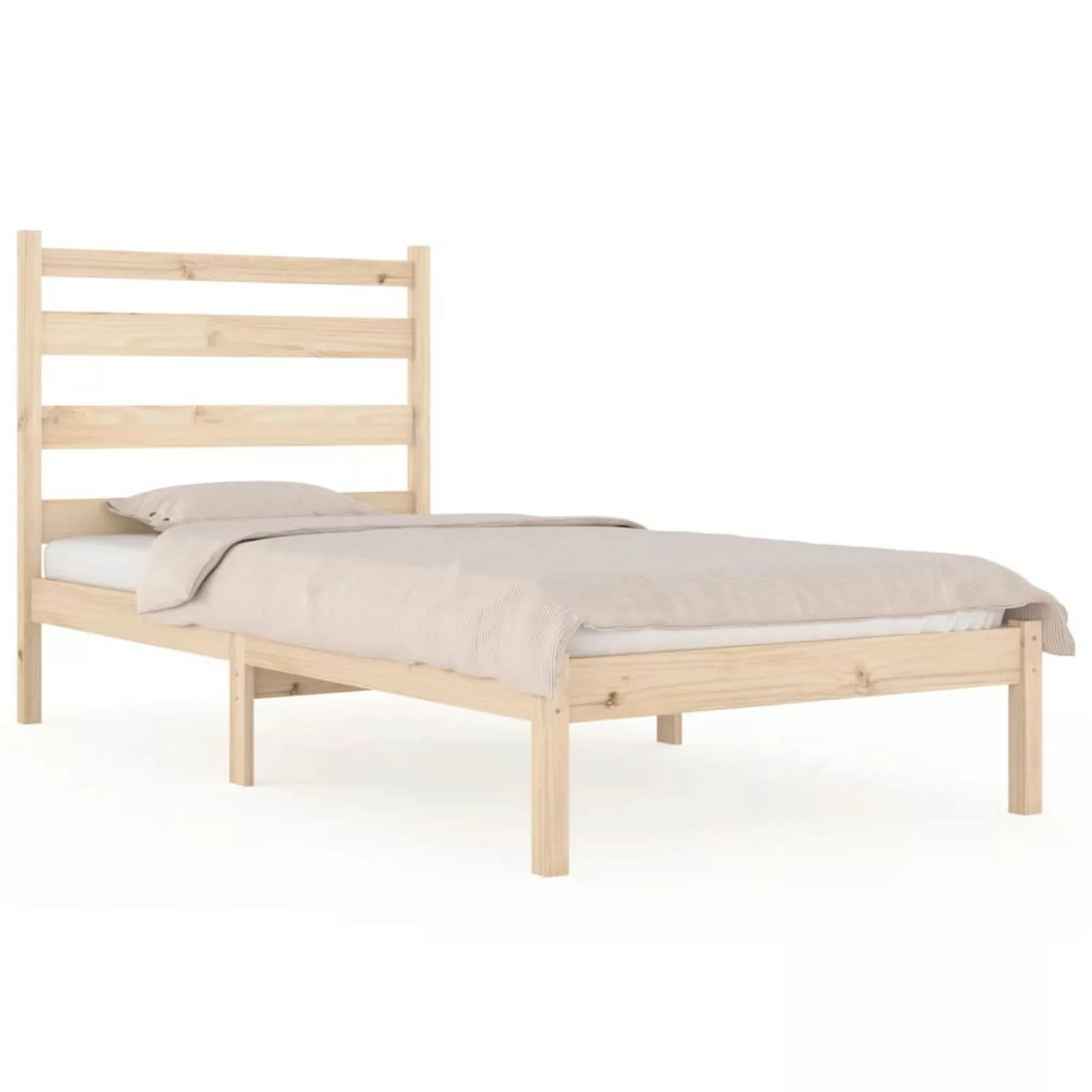 vidaXL Bett Massivholzbett Kiefer 90x190 cm günstig online kaufen