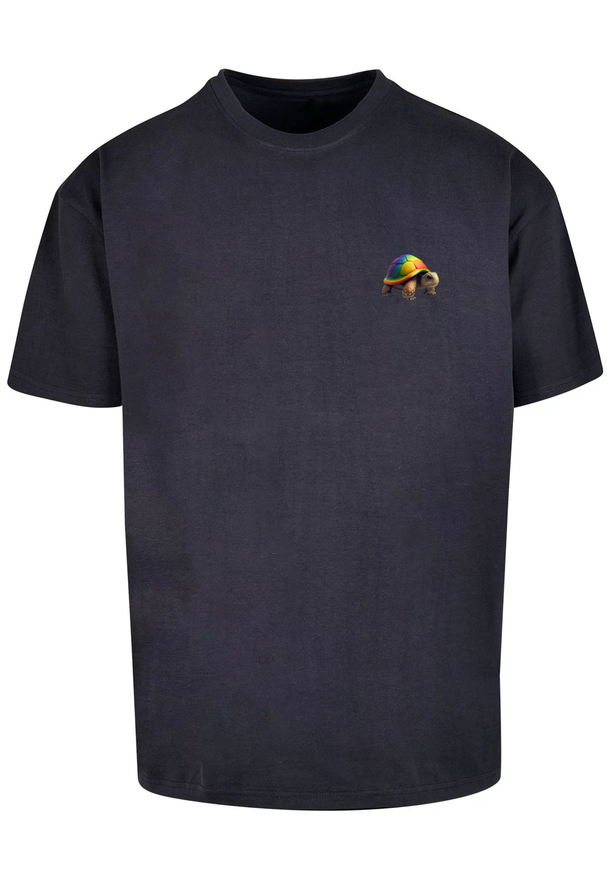 F4NT4STIC T-Shirt "Rainbow Turtle OVERSIZE TEE", Print günstig online kaufen