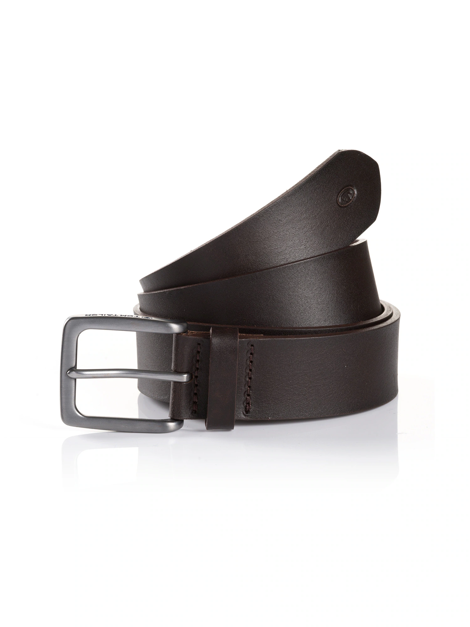 TOM TAILOR Ledergürtel "TTSCOTT", 3,5 cm breit, Herrengürtel, Jeans und Cas günstig online kaufen