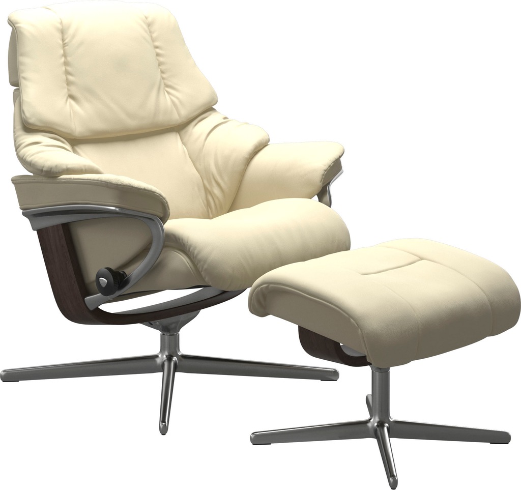 Stressless Relaxsessel "Reno", mit Cross Base, Größe S, M & L, Holzakzent W günstig online kaufen