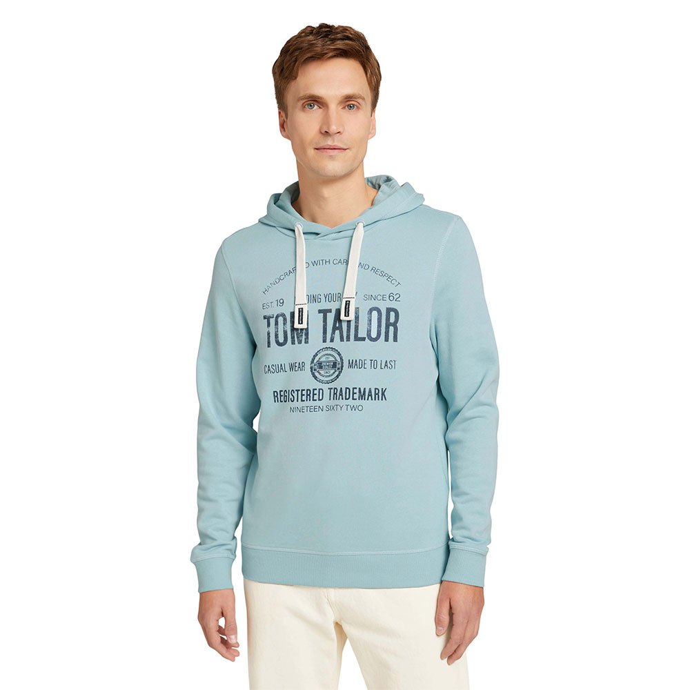 Tom Tailor 1020918 Kapuzenpullover 2XL Calm Cloud Blue günstig online kaufen