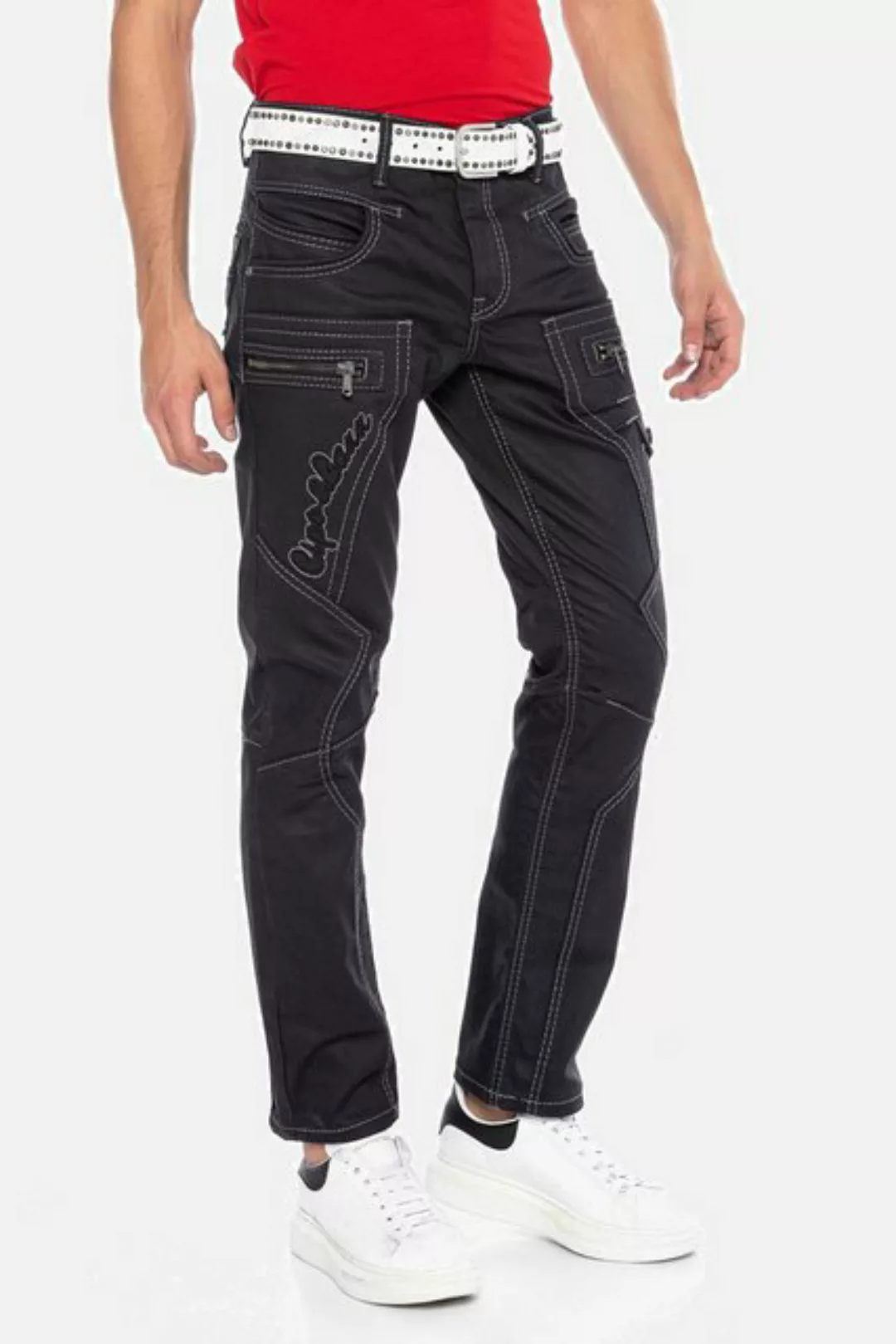 Cipo & Baxx Regular-fit-Jeans Jeans in Regular-Fit, CD-193 günstig online kaufen