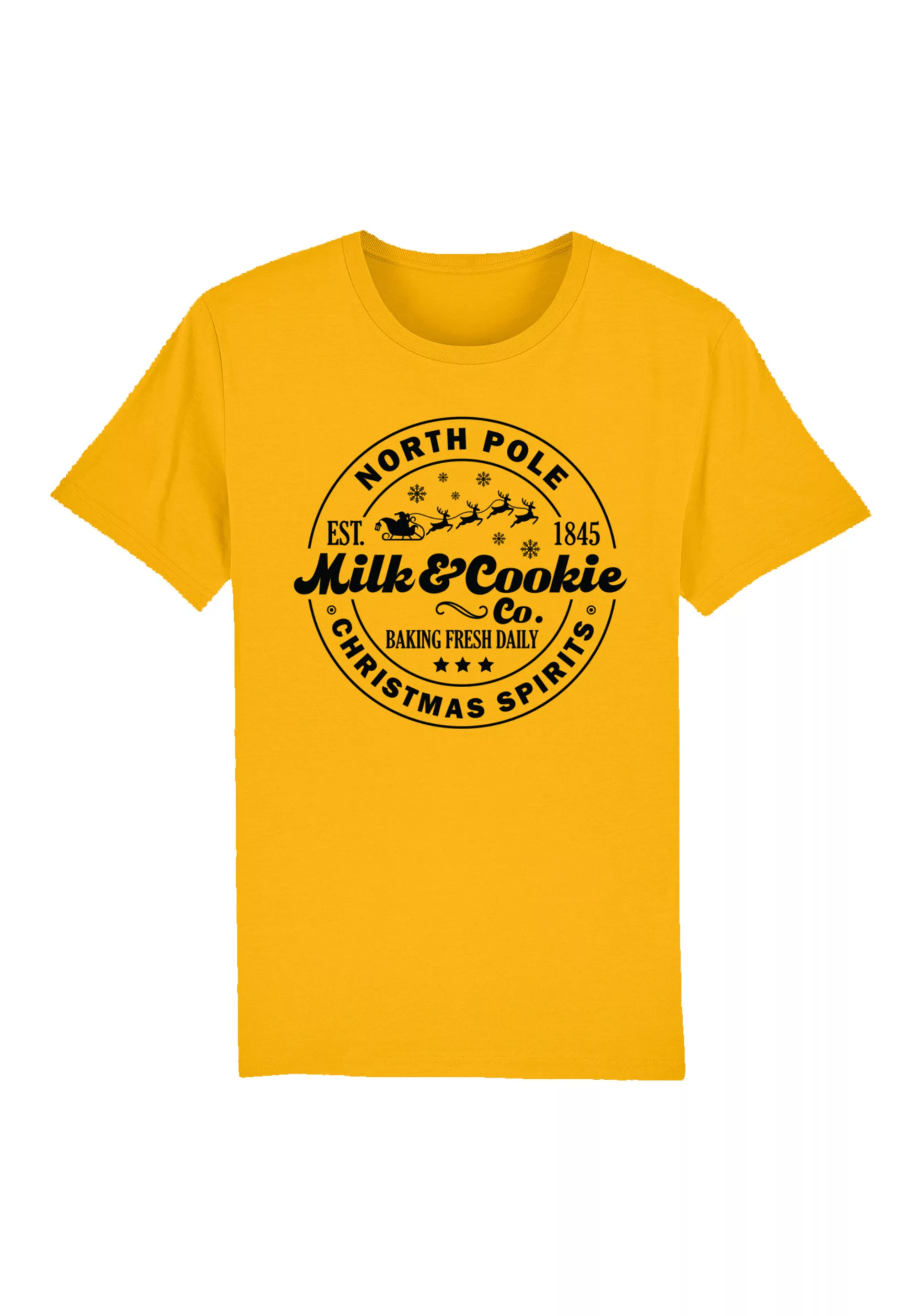 F4NT4STIC T-Shirt "Milk and Cookie Bakery Retro Weihnachten", Premium Quali günstig online kaufen