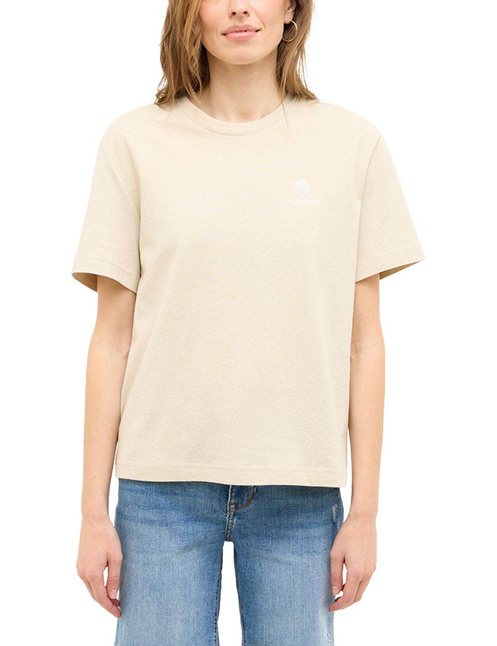 MUSTANG Kurzarmshirt "Damen Style Floris" günstig online kaufen