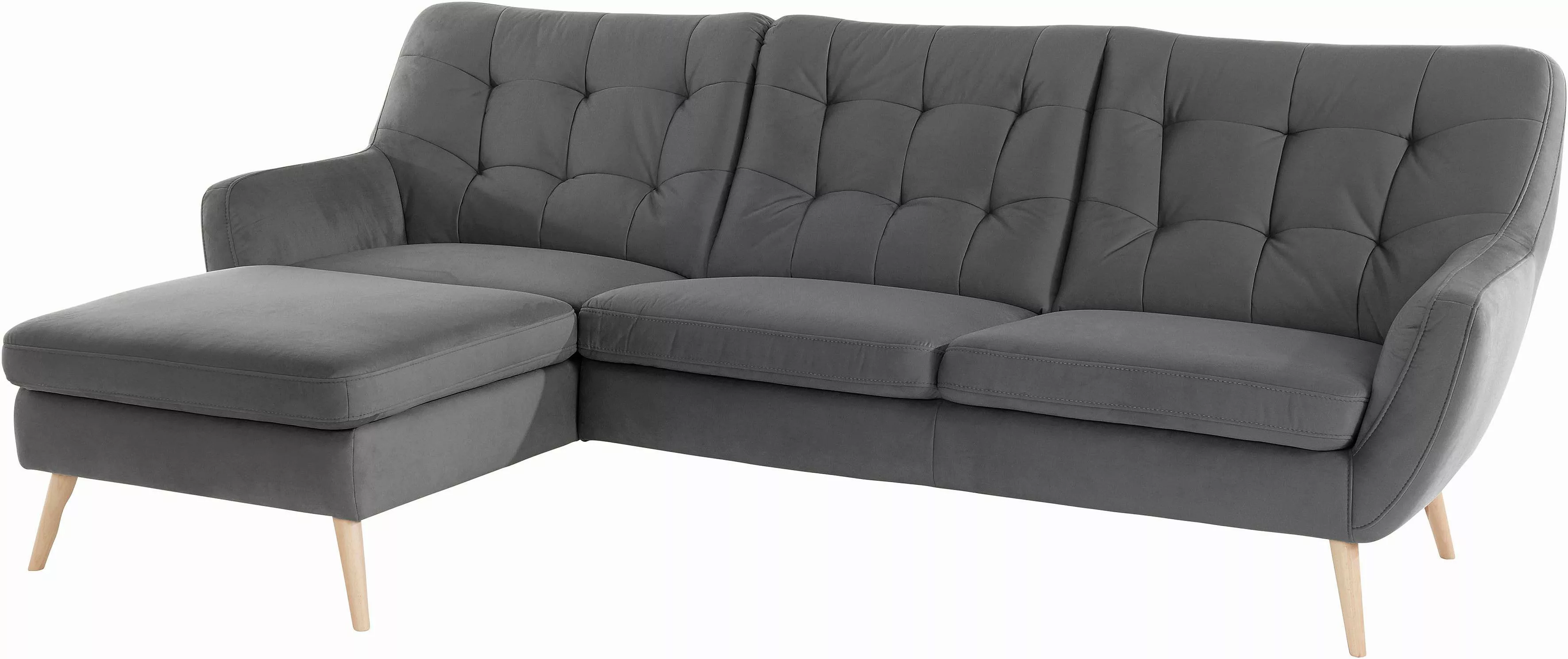 exxpo - sofa fashion Ecksofa "Scandi, bequem, aufwendige Rückenpolsterung f günstig online kaufen