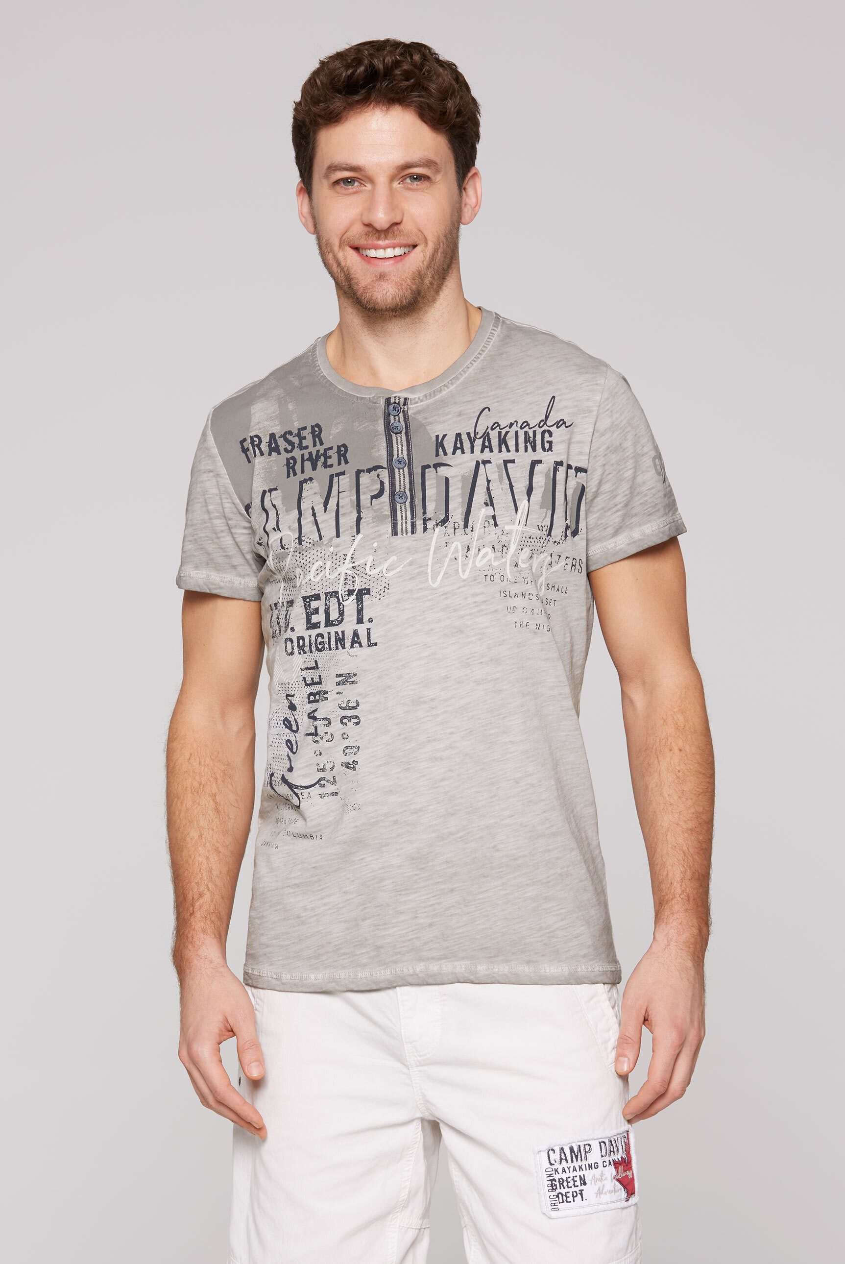 CAMP DAVID Rundhalsshirt, aus Baumwolle günstig online kaufen