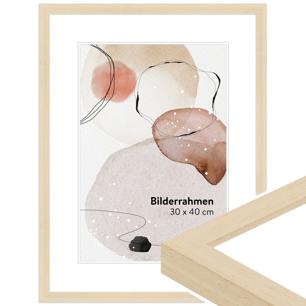 WANDStyle Bilderrahmen H950, Natur-Optik, aus Massivholz günstig online kaufen