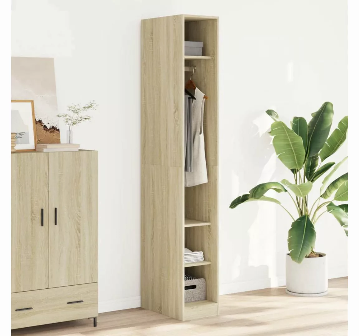 vidaXL Schrankmodule Kleiderschrank Räuchereiche 30x50x200 cm Holzwerkstoff günstig online kaufen