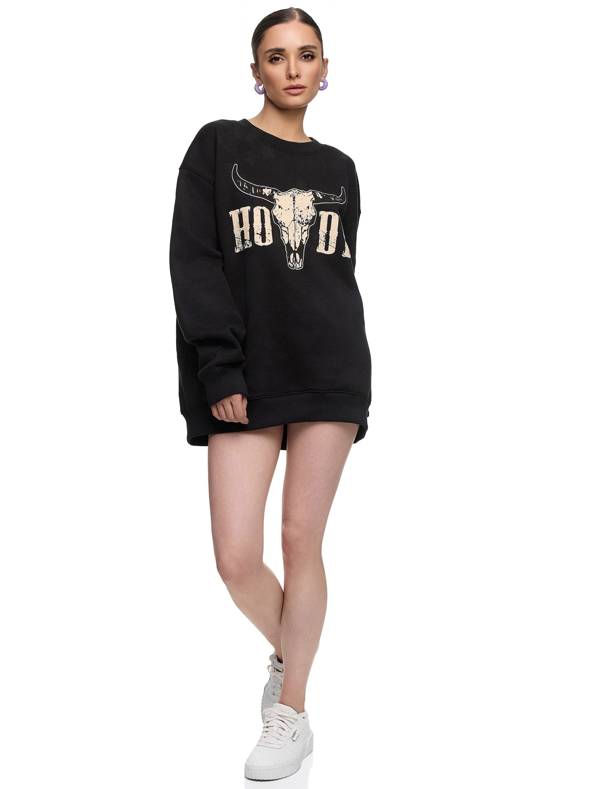 Worldclassca Sweatshirt Worldclassca Oversized Sweatshirt Print günstig online kaufen