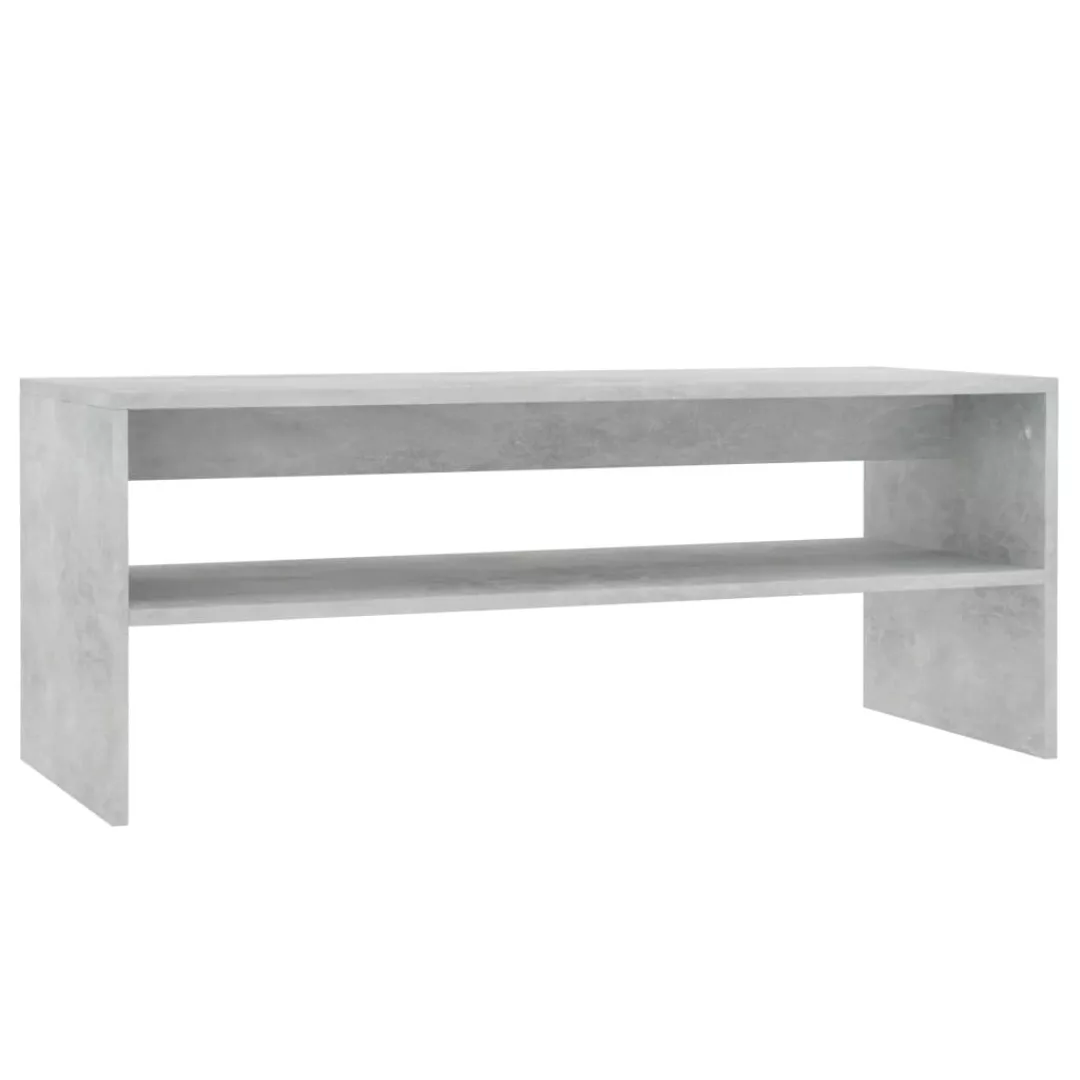 Couchtisch Betongrau 100×40×40 Cm Spanplatte günstig online kaufen