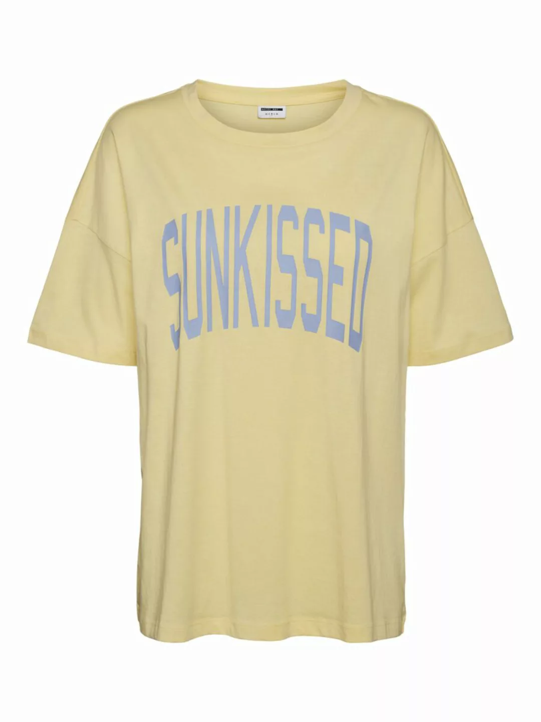 NOISY MAY Oversize T-shirt Damen Gelb günstig online kaufen