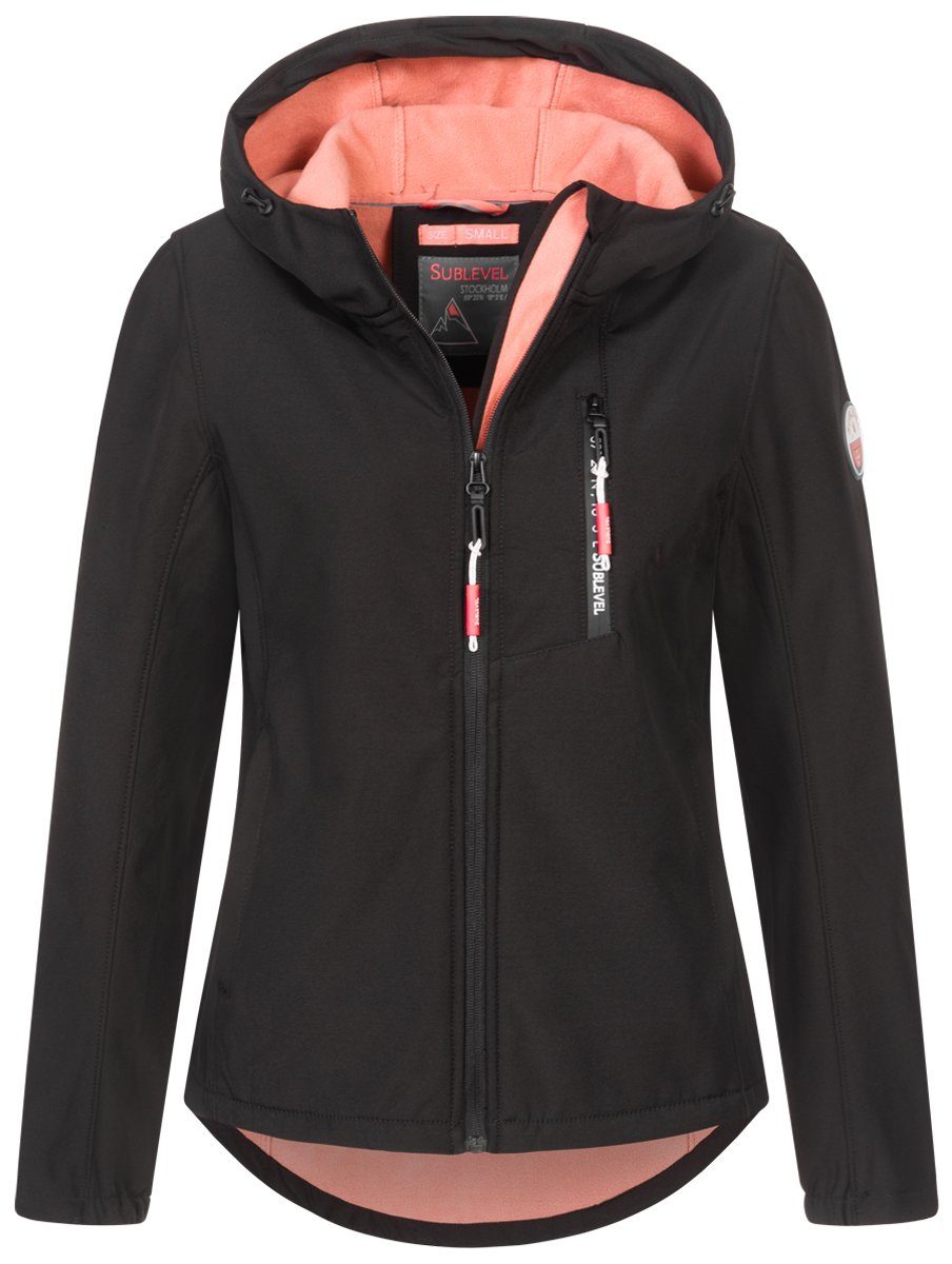 SUBLEVEL Softshelljacke Damen Herbst Jacke Softshell günstig online kaufen