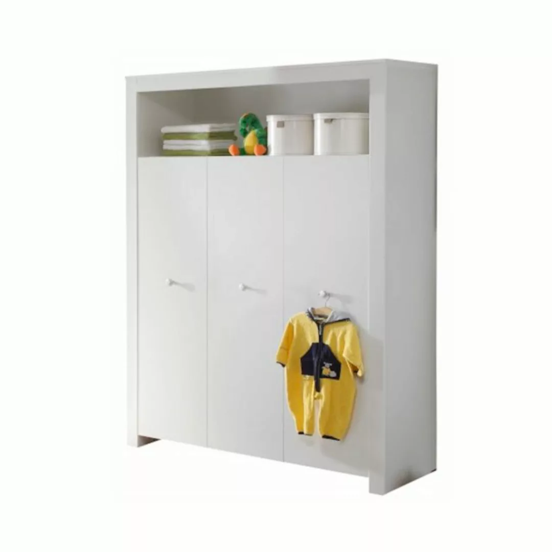 trendteam Kleiderschrank Olivia (3-türig, 130 x 186 cm, Schrank weiß matt) günstig online kaufen