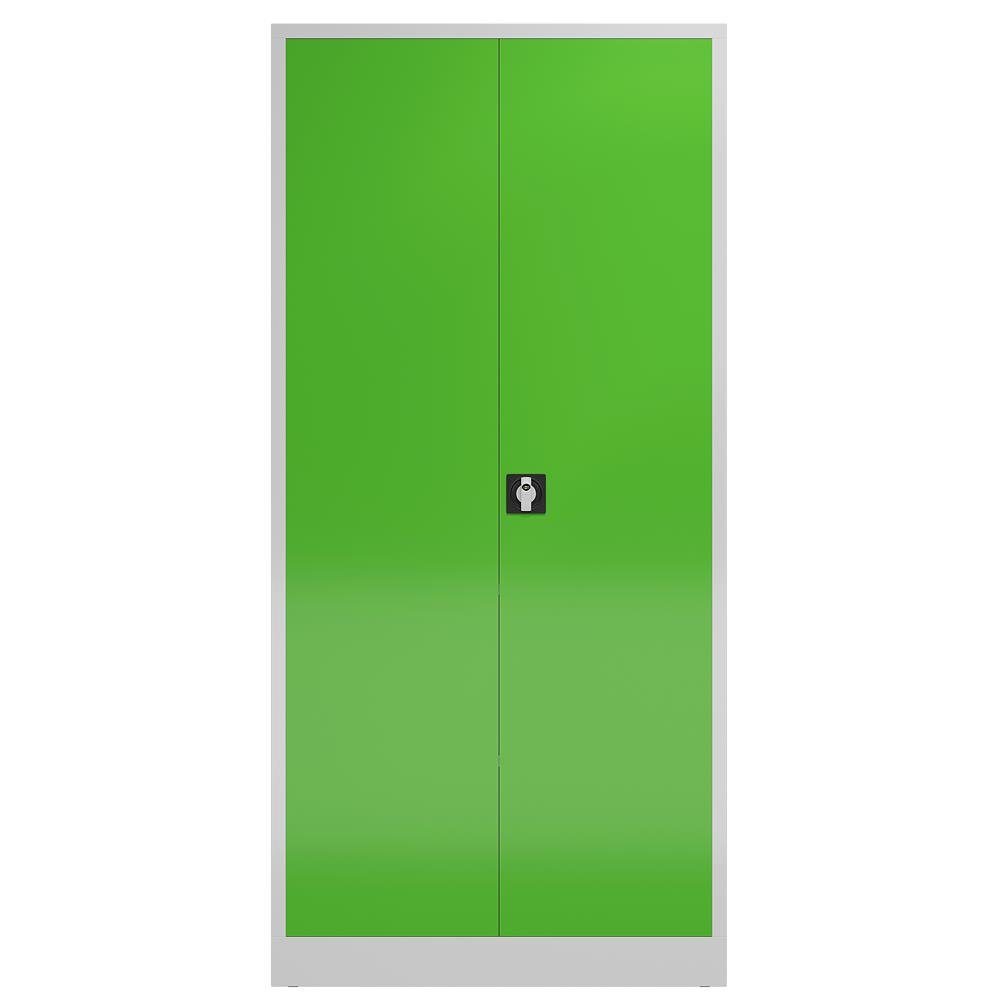 Steelboxx Mehrzweckschrank Aktenschrank195x92x50cm Büro Metallschrank Mehrz günstig online kaufen
