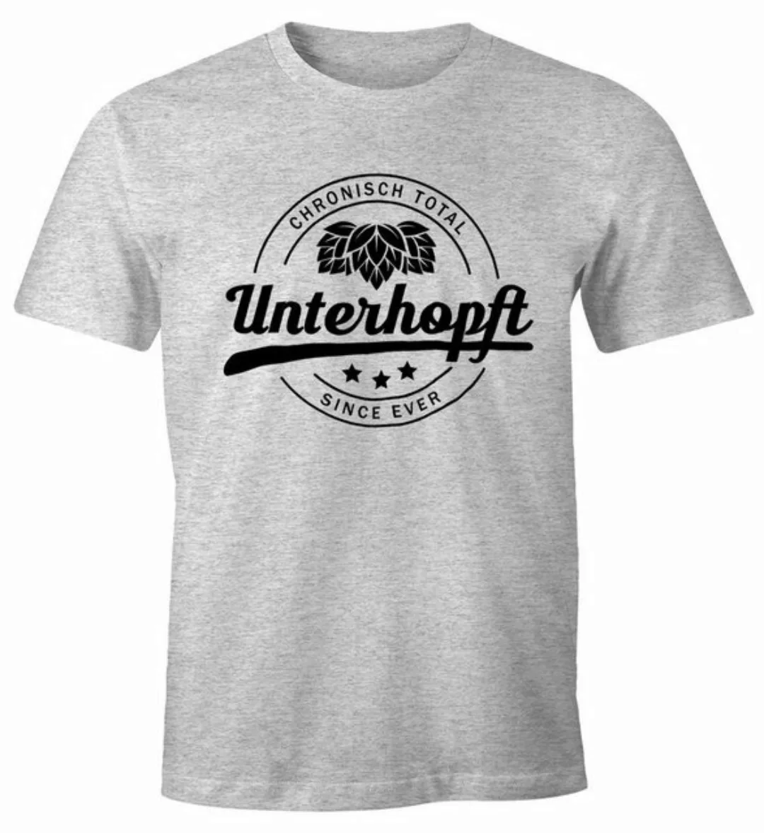 MoonWorks Print-Shirt Chronisch Unterhopft Total Herren T-Shirt Since Ever günstig online kaufen