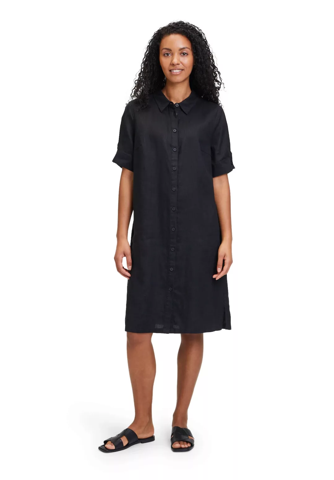 Betty&Co Druckkleid "Betty & Co Casual-Kleid mit Kragen", Material günstig online kaufen