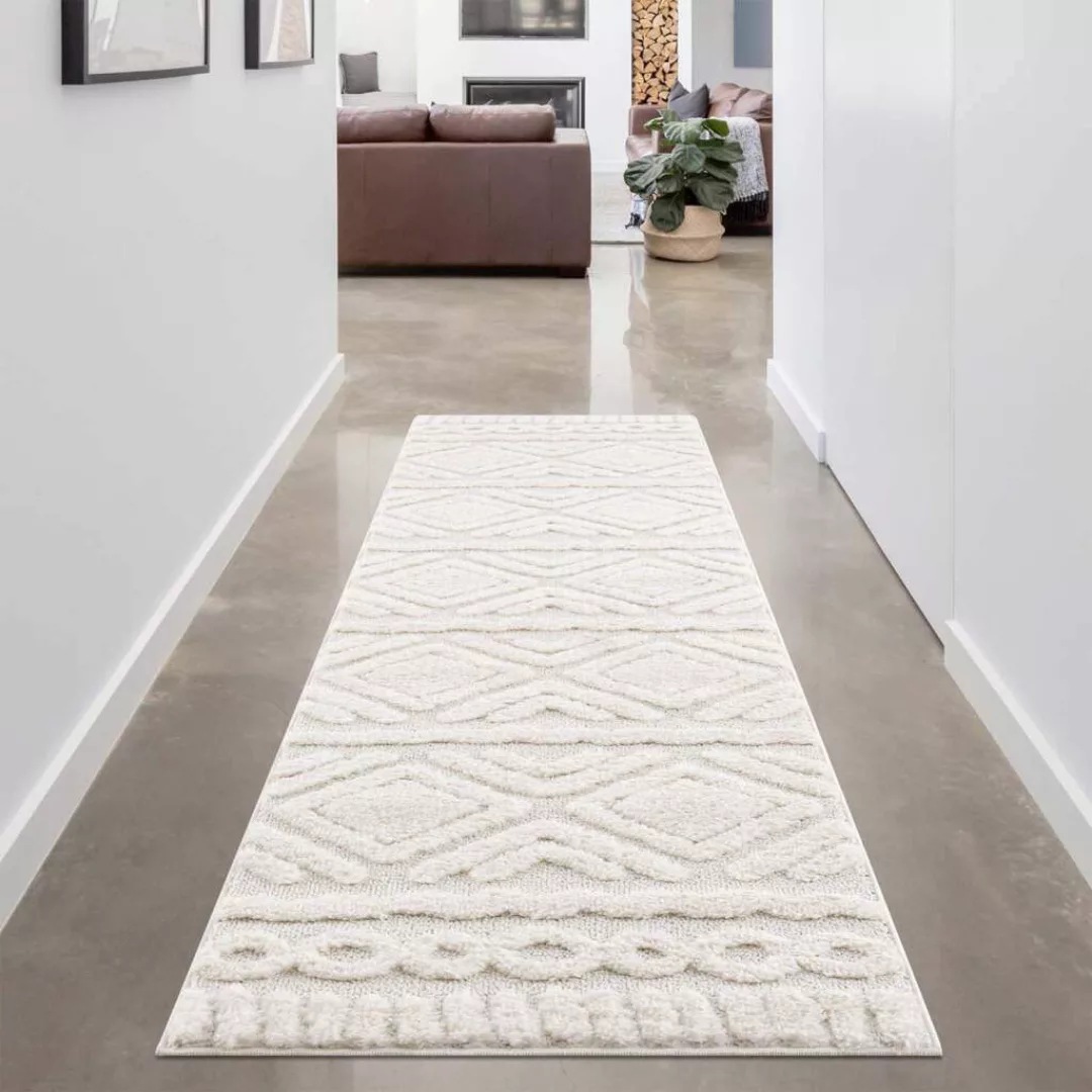 Carpet City Hochflor-Teppich »Focus 3382, Boho-Style«, rechteckig, besonder günstig online kaufen