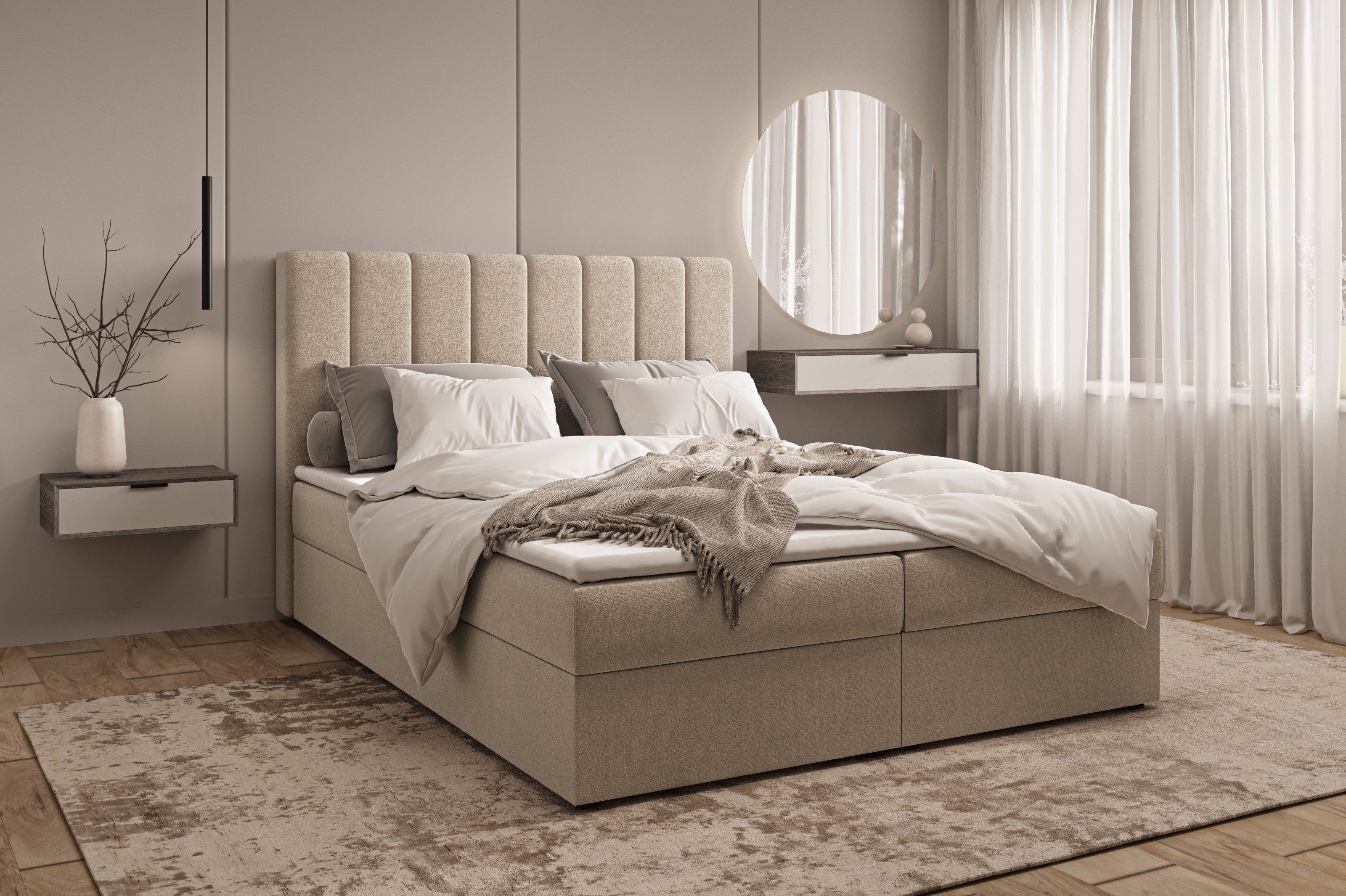 MOEBLO Boxspringbett Bett 01 (Bonell, Topper, günstig online kaufen