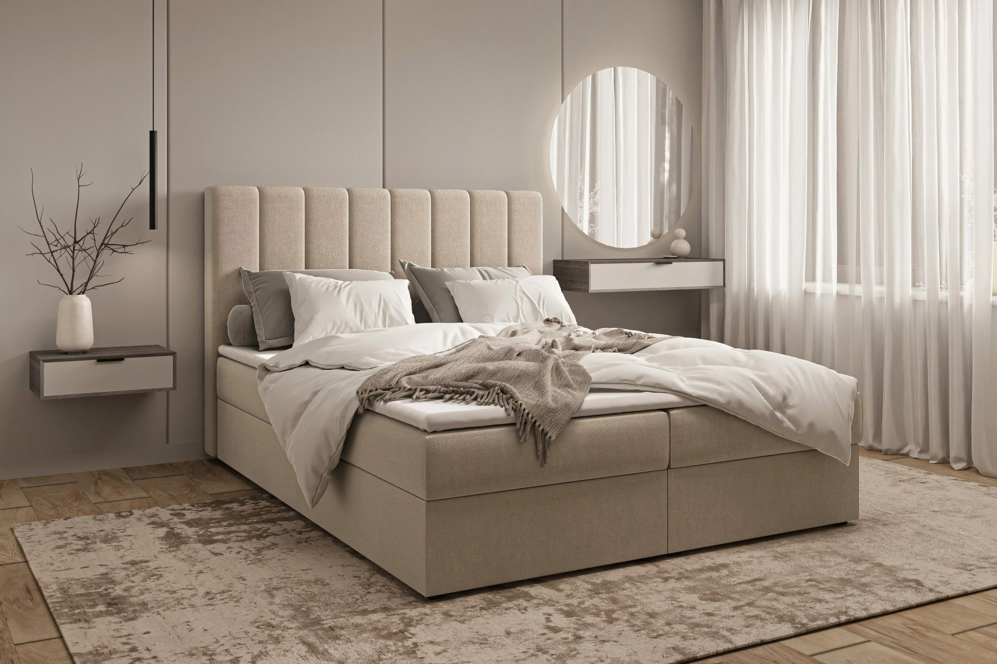 MOEBLO Boxspringbett Bett 01 (Bonell, Topper, günstig online kaufen