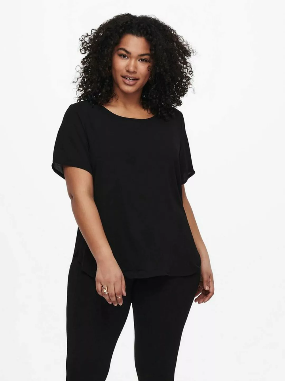 ONLY CARMAKOMA Shirtbluse CARVICA SS TOP WVN NOOS günstig online kaufen