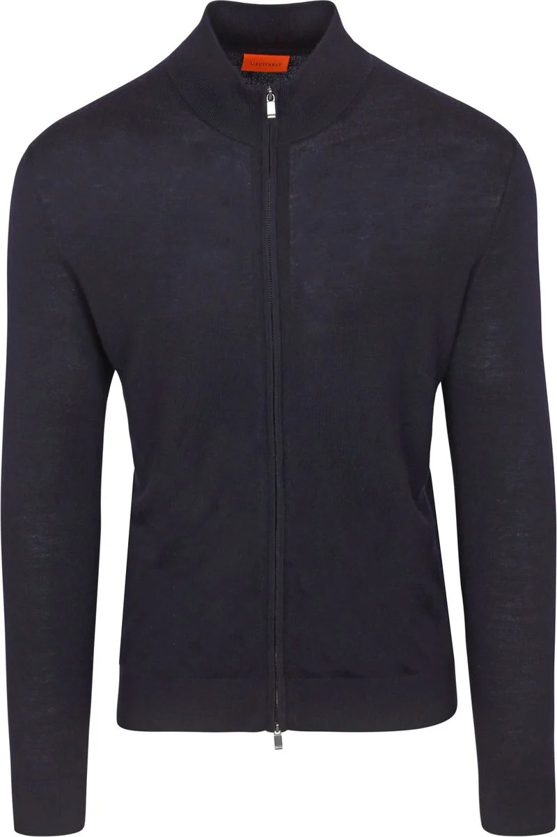 Suitable Cardigan Merino Navy - Größe M günstig online kaufen