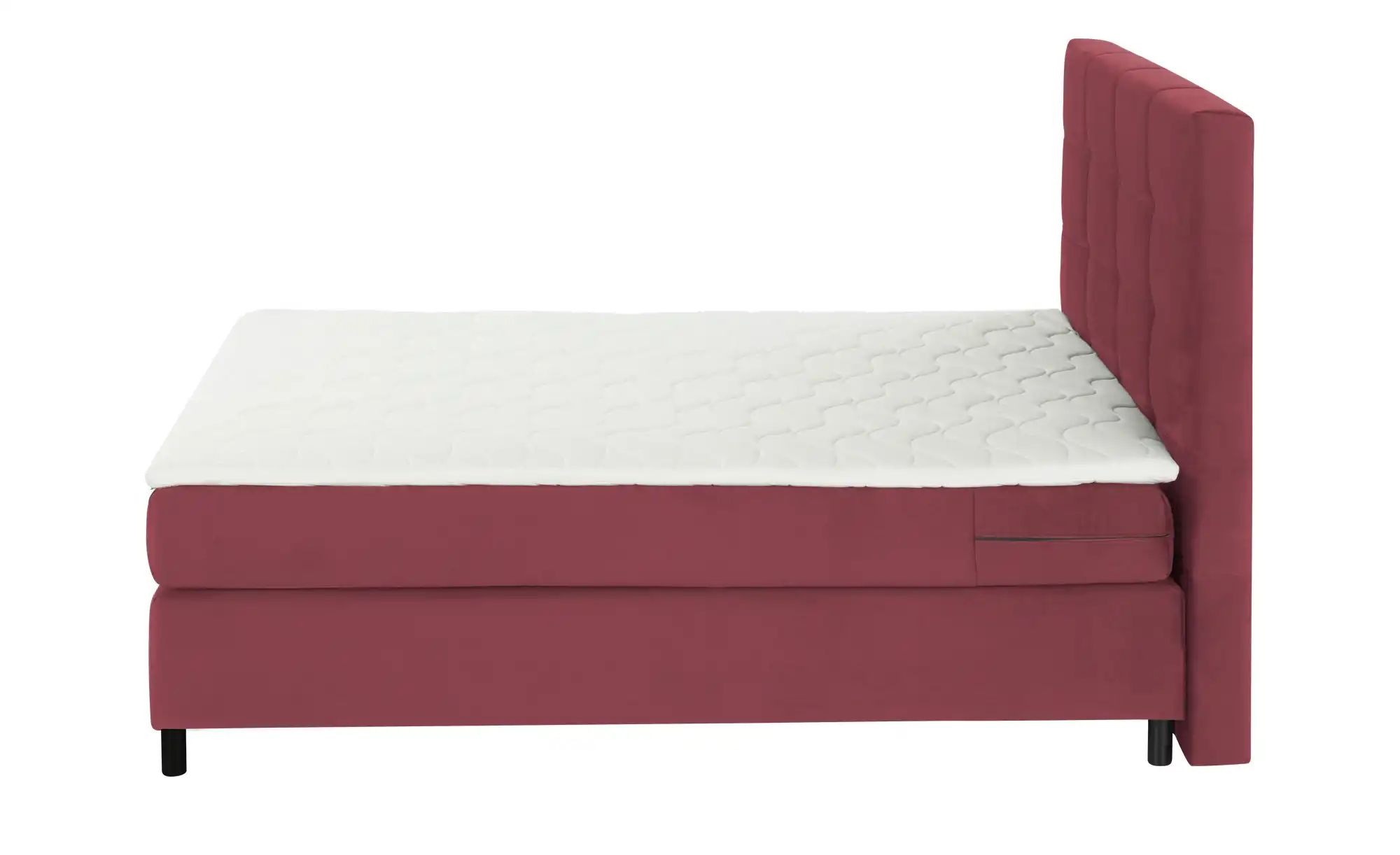 uno Boxspringbett  Wind ¦ rot ¦ Maße (cm): B: 140 H: 152 Betten > Komfortbe günstig online kaufen