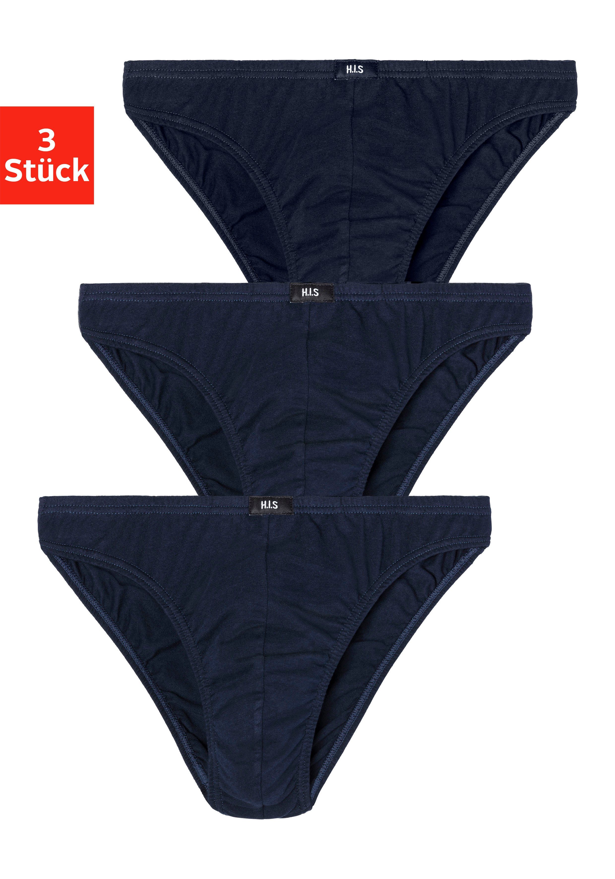 H.I.S Slip "Minislip", (Packung, 3 St.), aus weichem Baumwoll-Stretch günstig online kaufen