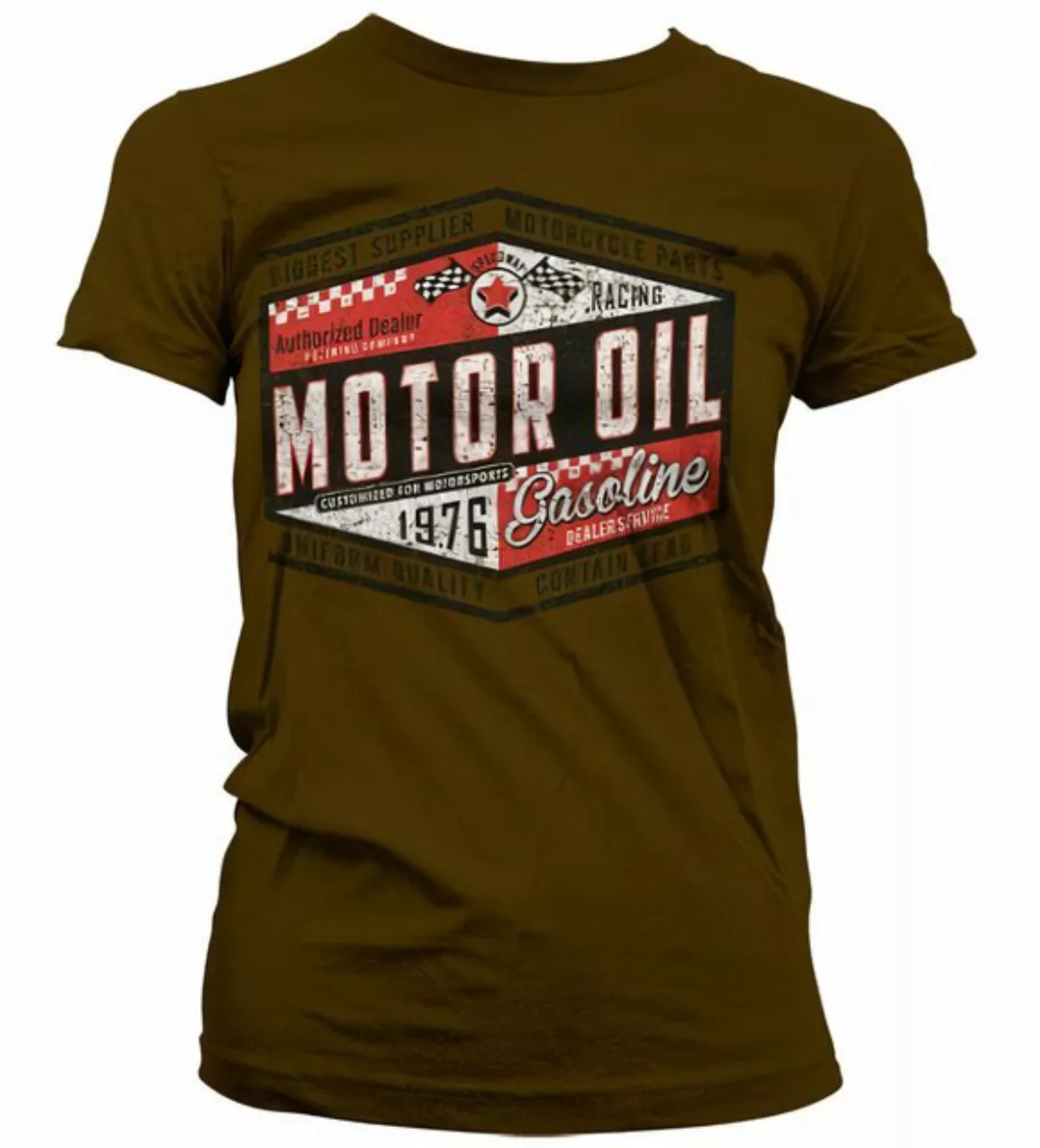 Hybris T-Shirt Motor Oil 1976 Girly Tee günstig online kaufen