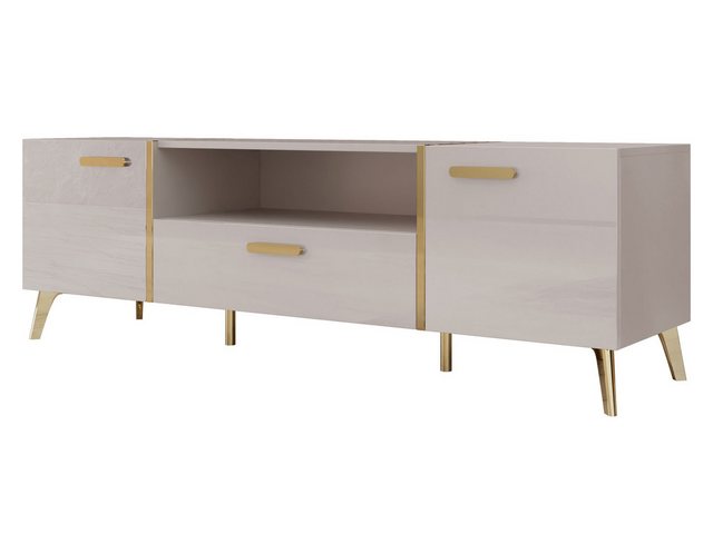 MIRJAN24 TV-Schrank Picru 150 2D1SZ (mit zwei Drehtüren und Schublade) 154x günstig online kaufen