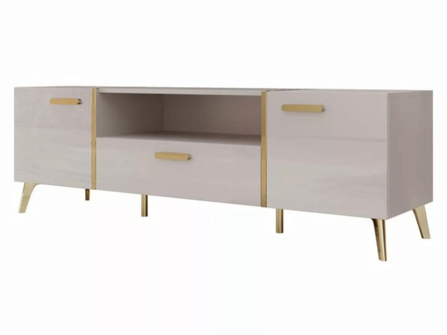 MIRJAN24 TV-Schrank Picru 150 2D1SZ (mit zwei Drehtüren und Schublade) 154x günstig online kaufen