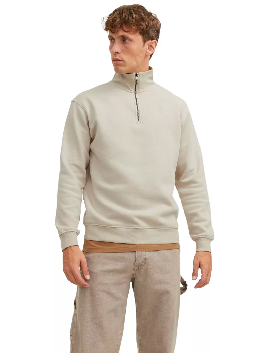 Jack & Jones Herren Stehkragen Pullover JJEBRADLEY - Relaxed Fit günstig online kaufen