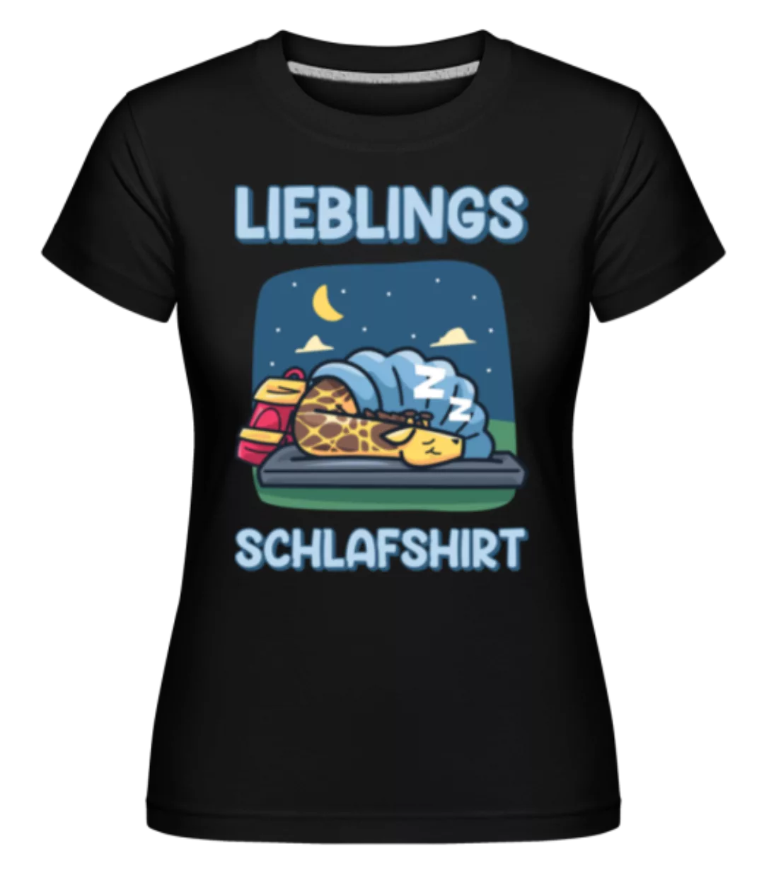 Giraffe Lieblings Schlafshirt · Shirtinator Frauen T-Shirt günstig online kaufen