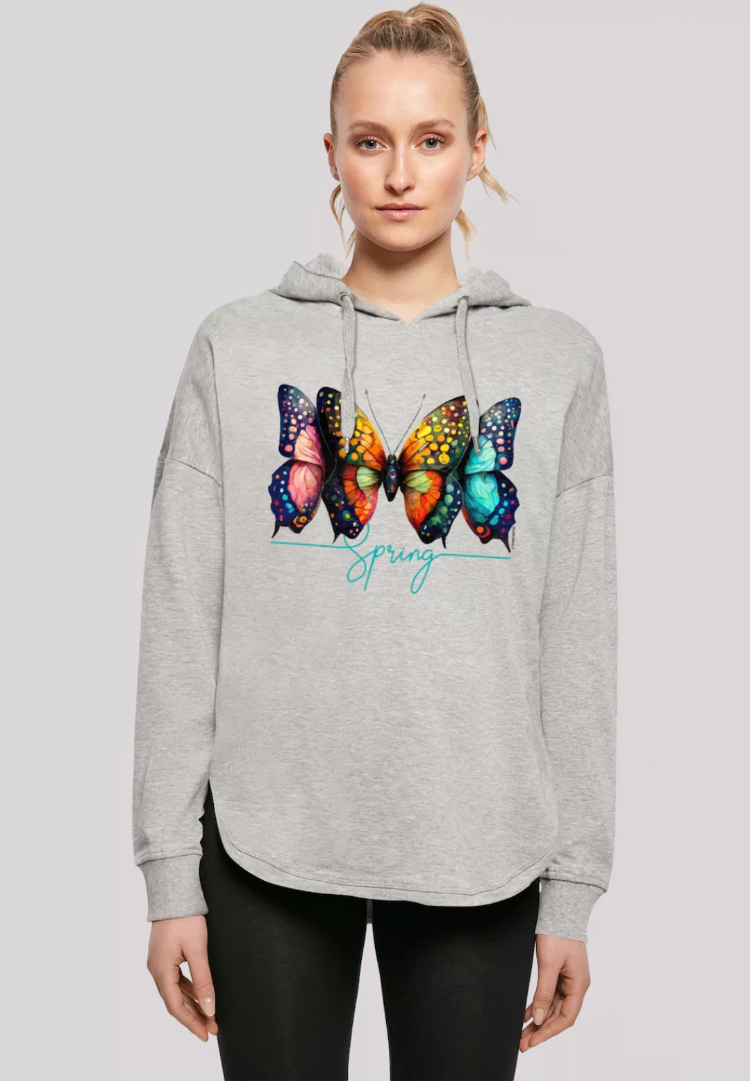 F4NT4STIC Kapuzenpullover "Schmetterling Illusion Oversize Hoodie", Print günstig online kaufen
