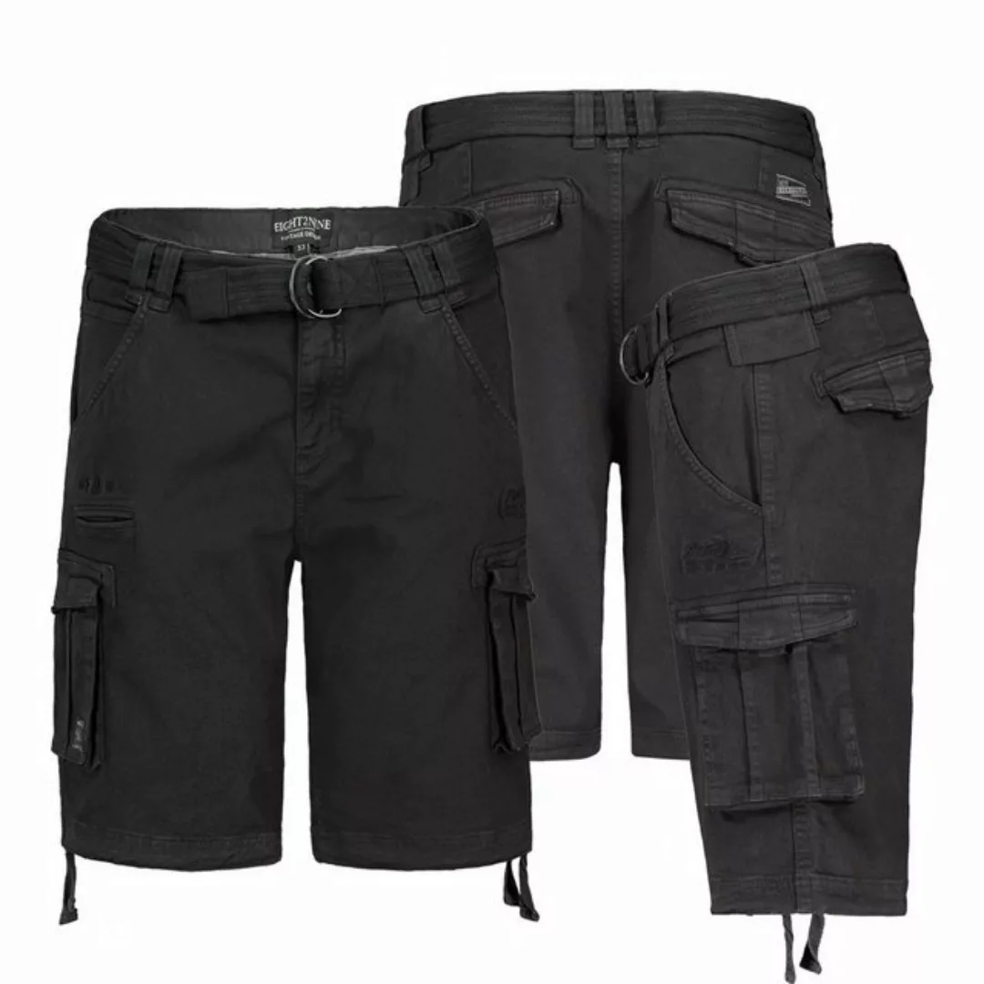 Eight2Nine Cargoshorts Herren Cargo Shorts kurze Hose Bermuda Knielang Shor günstig online kaufen