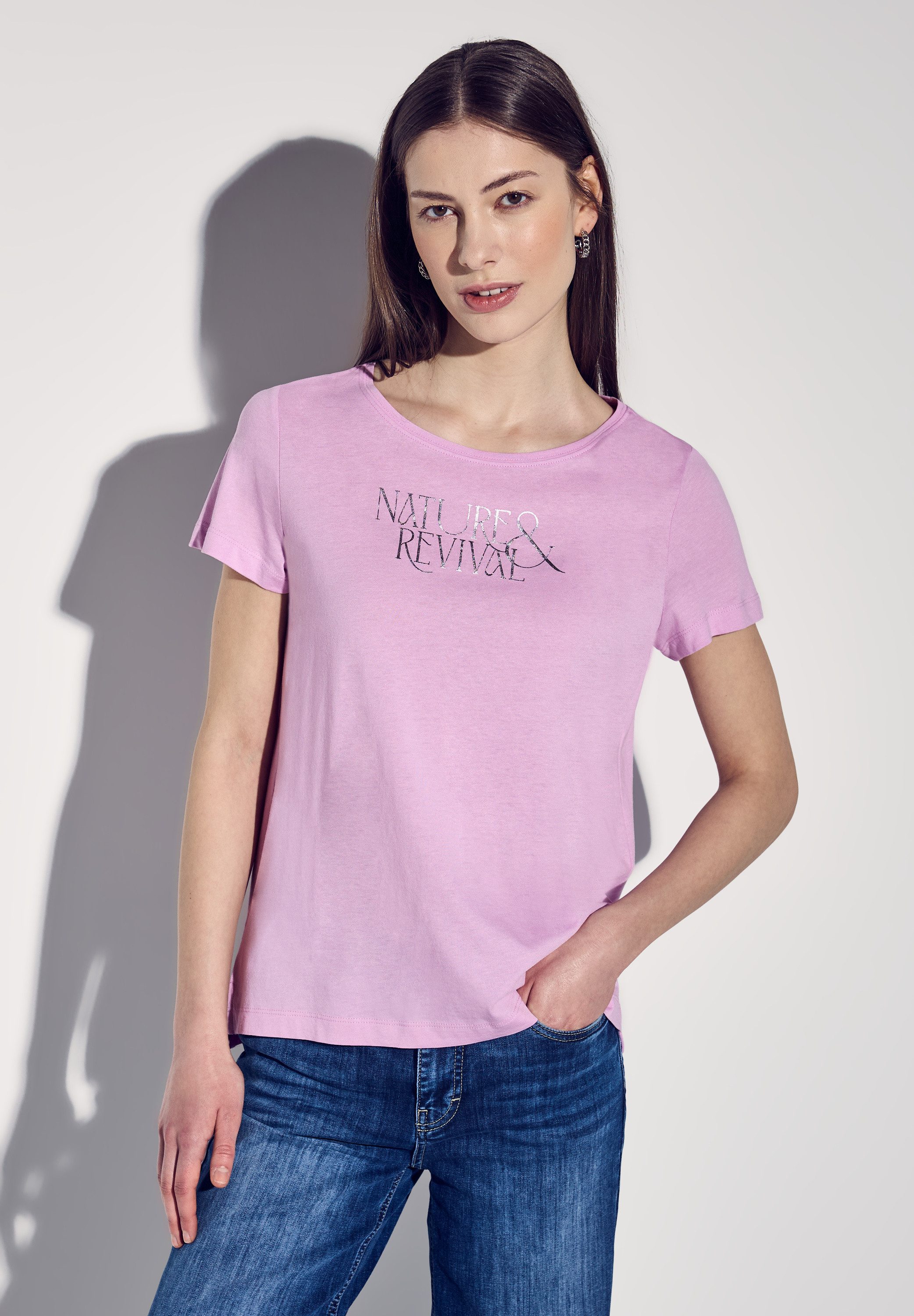 STREET ONE T-Shirt, im soften Baumwoll-Mix günstig online kaufen