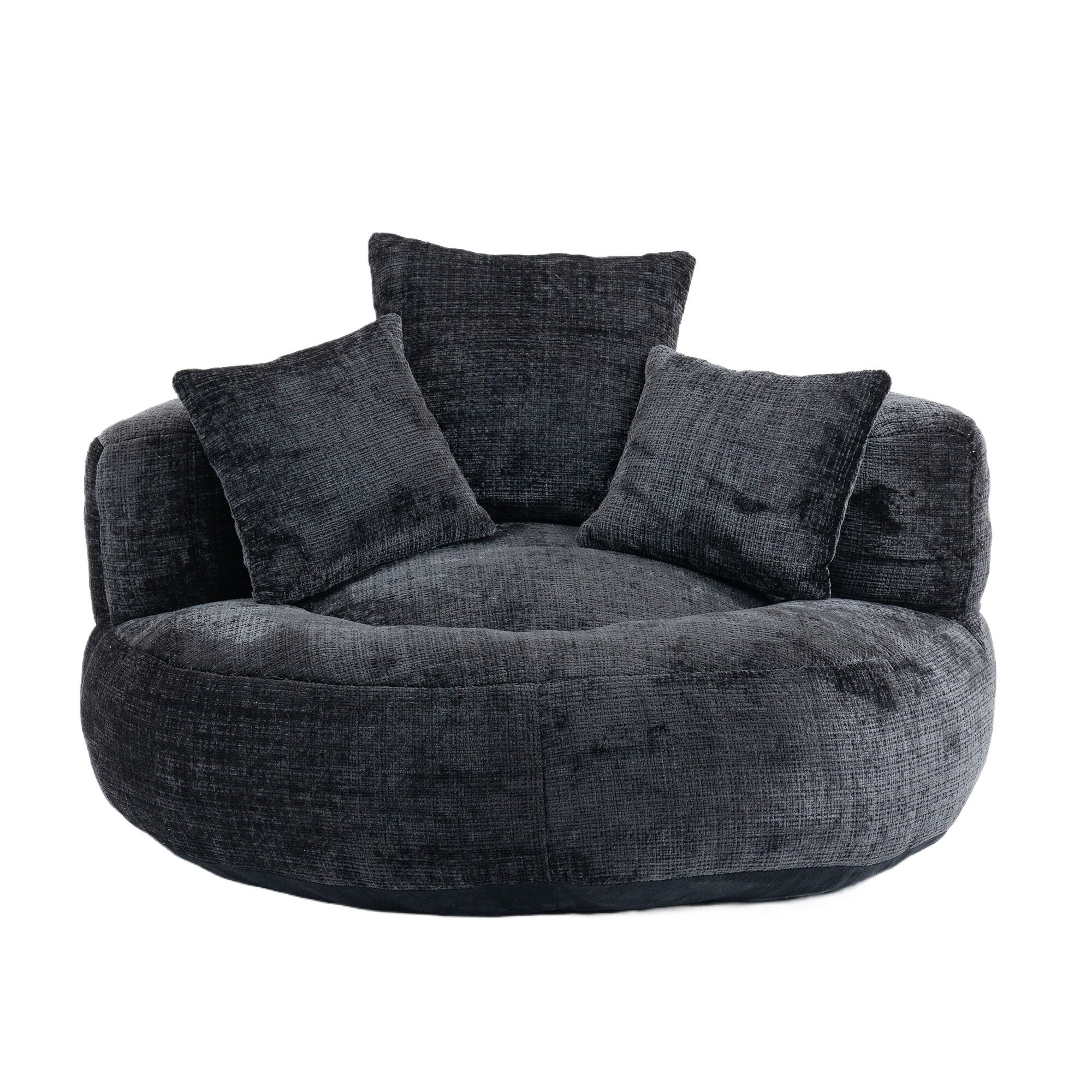 LVHOM Sitzsack 108x108x52cm Chenille Premium Sofa günstig online kaufen