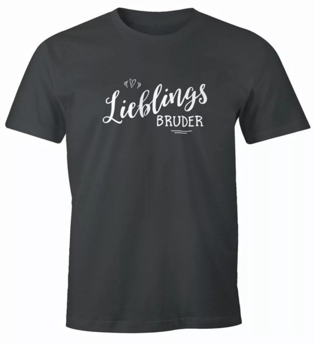 MoonWorks Print-Shirt Herren T-Shirt Lieblingsbruder Geschenk Bruder Famili günstig online kaufen