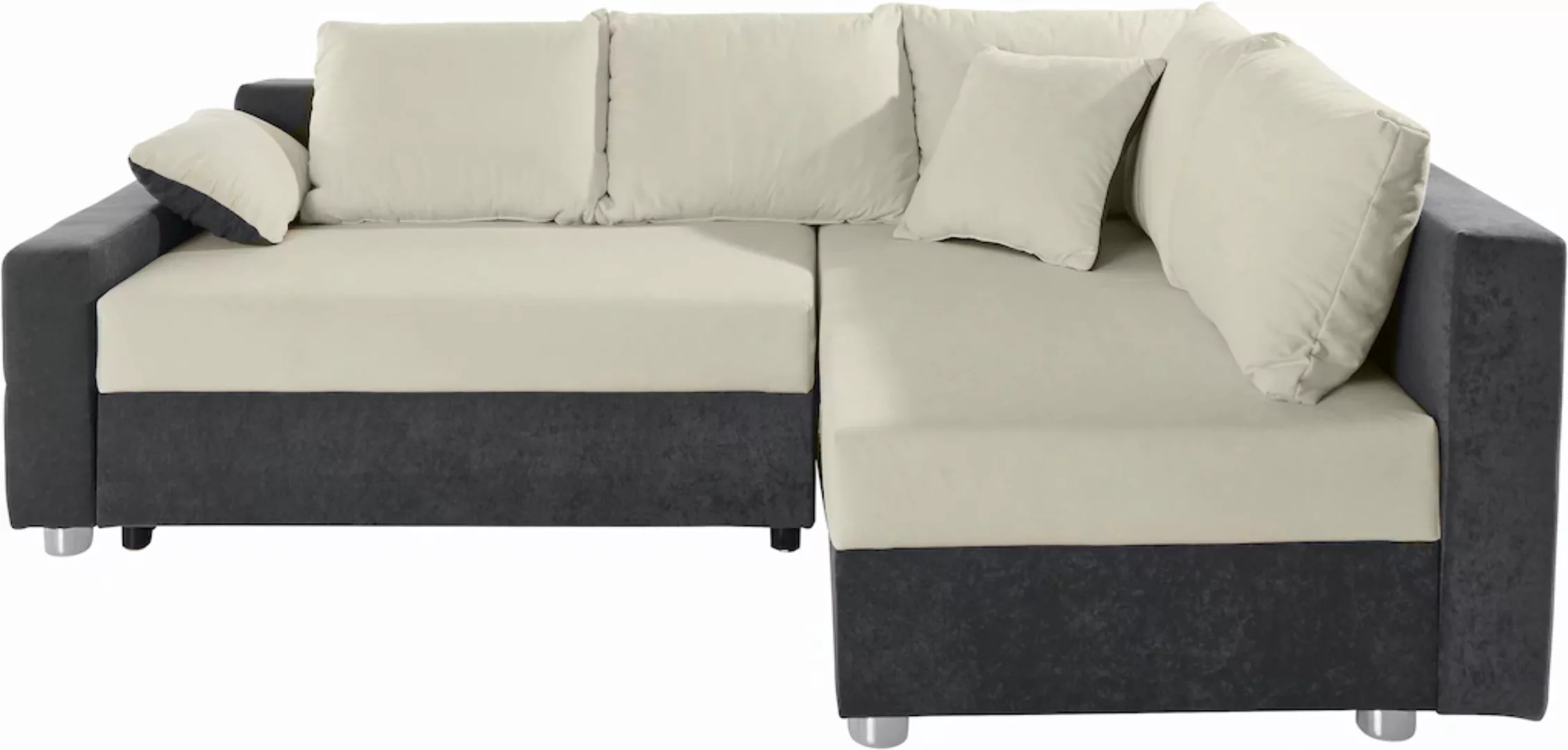 COLLECTION AB Ecksofa "Parma L-Form", mit Bettfunktion und Federkern günstig online kaufen