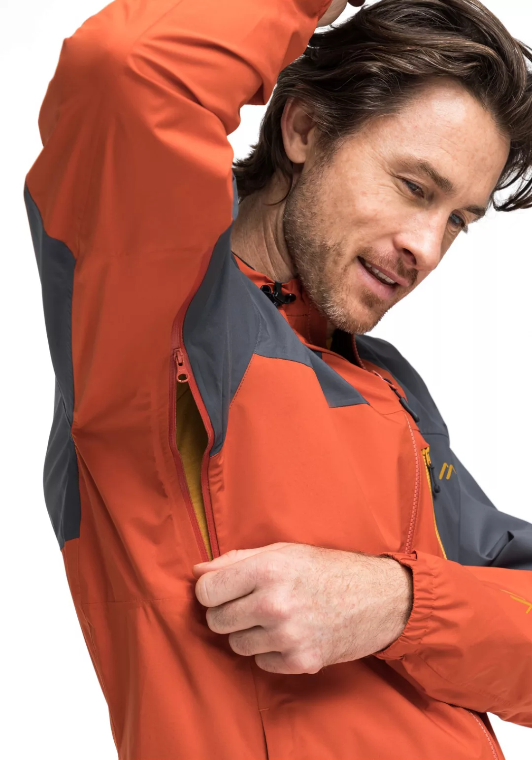 Maier Sports Outdoorjacke "Rosvik M", Herren Regenjacke mit Kapuze, wasserd günstig online kaufen