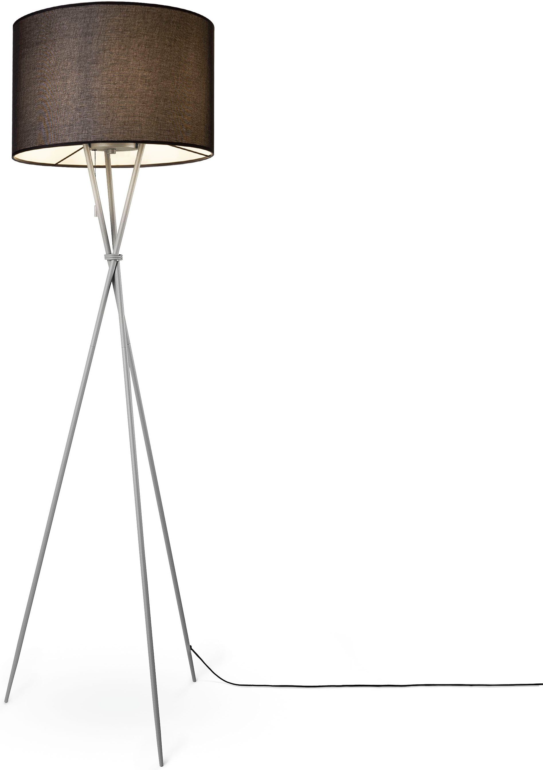 Paco Home Stehlampe KATE CANVAS UNI günstig online kaufen