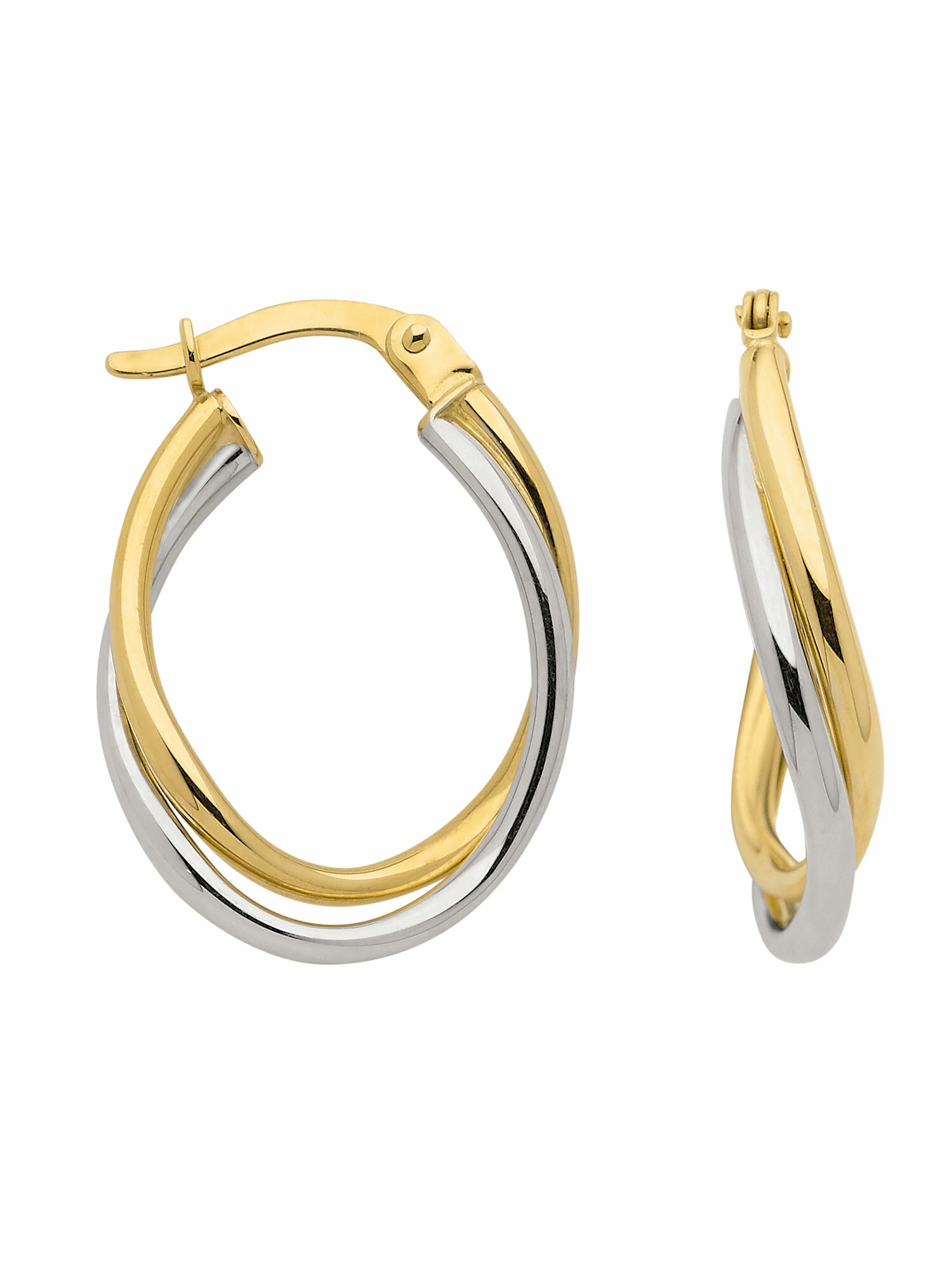 Adelia´s Paar Ohrhänger "1 Paar 333 Gold Ohrringe / Creolen", 333 Gold Gold günstig online kaufen
