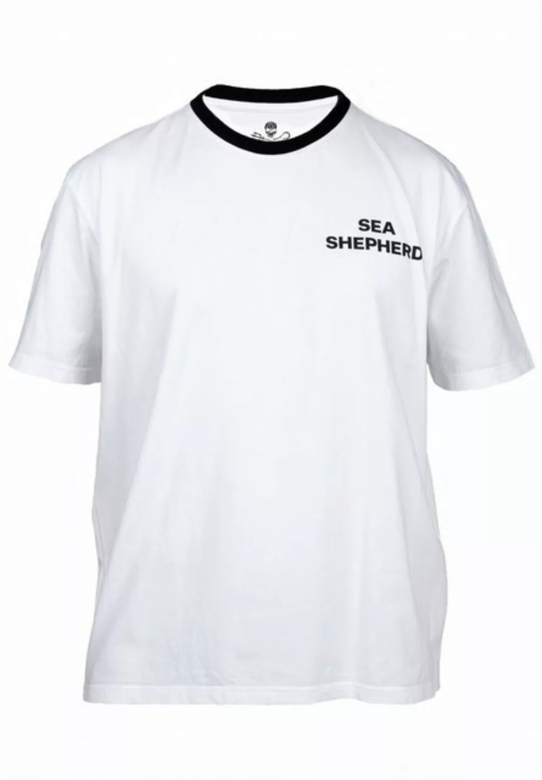 Sea Shepherd T-Shirt Classic Logo W/B Heavy-Oversized-Schnitt günstig online kaufen