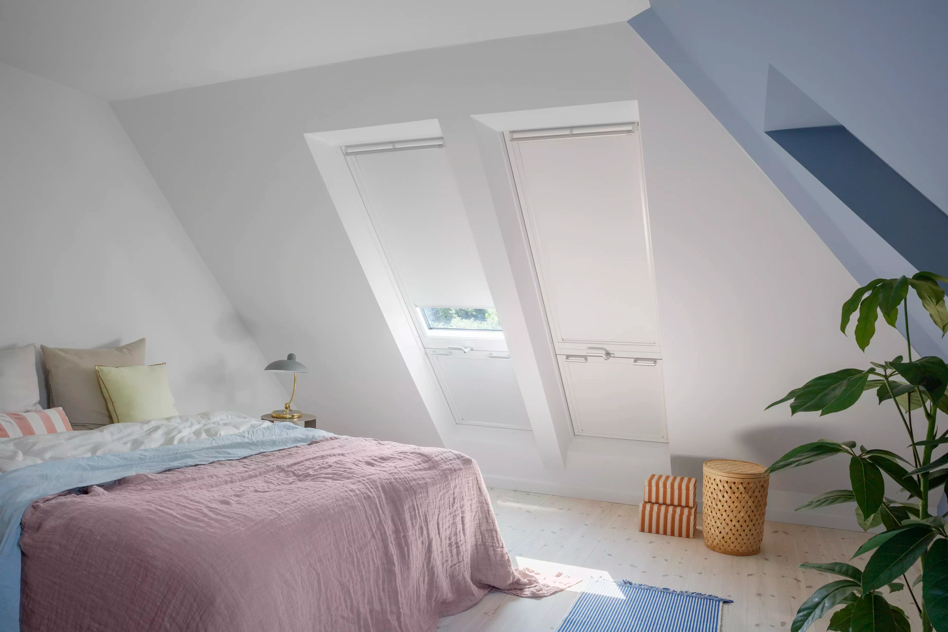 Velux Verdunkelungsrollo manuell DKL MK12 1025S Weiß günstig online kaufen