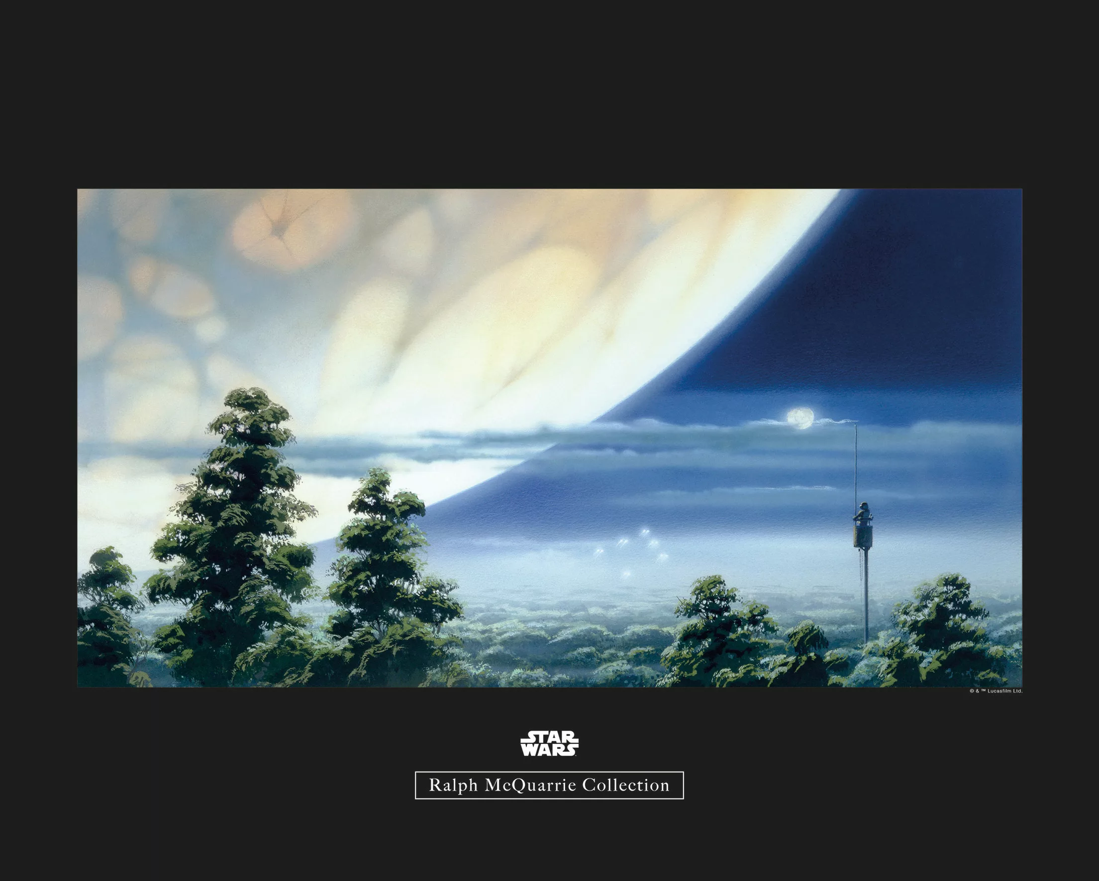 Komar Poster "Star Wars Classic RMQ Yavin Lookout", Star Wars, (1 St.), Kin günstig online kaufen