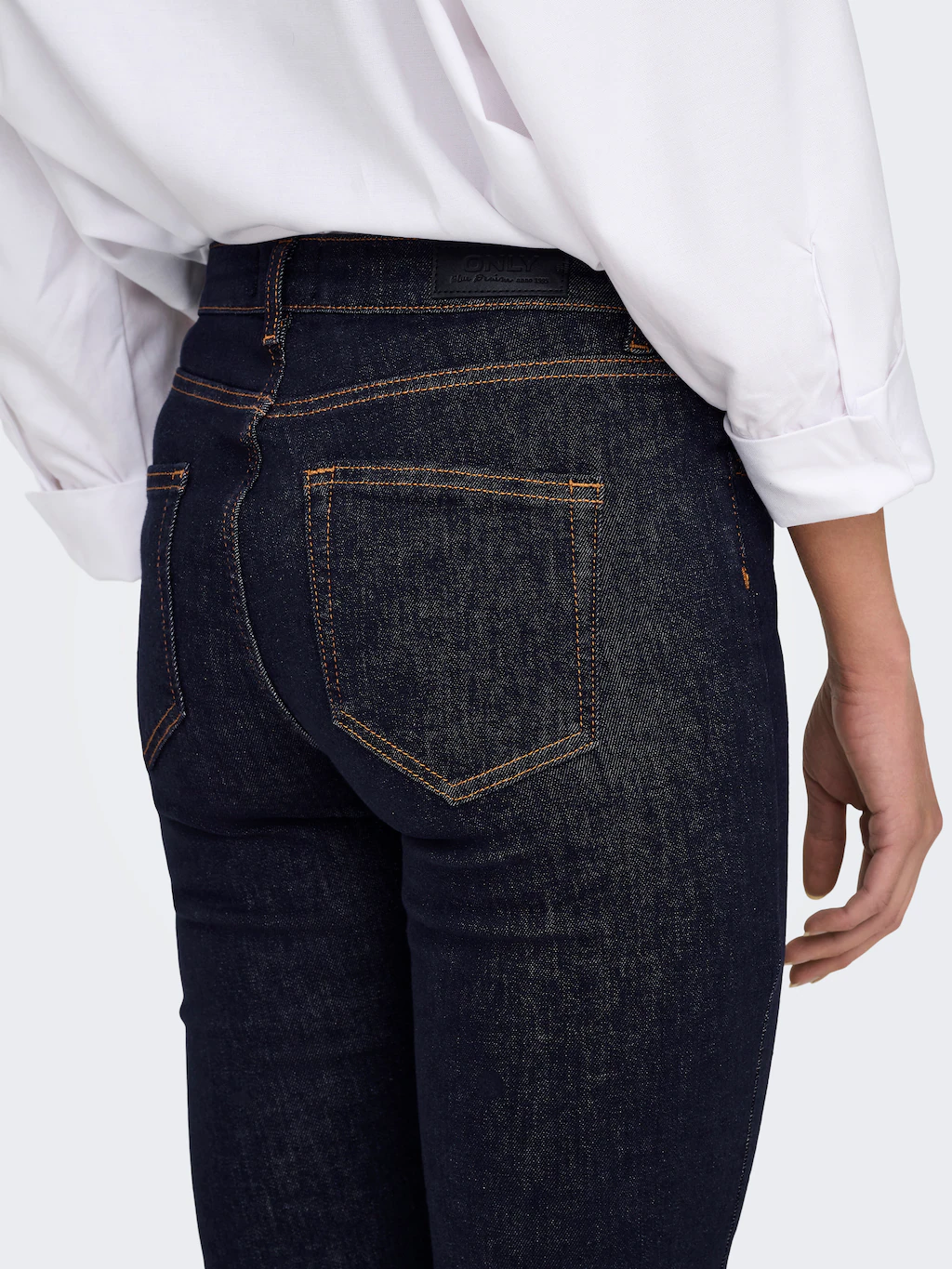 ONLY Skinny-fit-Jeans "ONLBLUSH MID FL STAYBLUE DNM REA023NOOS" günstig online kaufen